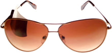 Load image into Gallery viewer, Converse Mens Gold Metal Aviator Sunglass, Brown Gradient Lens H112 Converse
