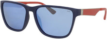 Load image into Gallery viewer, Fila SF8497 U43P Sunglasses Men's Blue/Blue Polarized Lenses Rectangular 58mm

