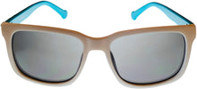 Load image into Gallery viewer, Converse Mens Matte White Blue Plastic Rectangle Sunglass, Smoke Lens H062
