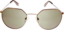Load image into Gallery viewer, Converse Mens Soft Round Gold Metal Sunglass, Smoke Gradient Lens H117 Converse
