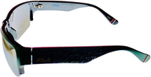 Load image into Gallery viewer, Fila Mens Dark Green Plastic Rectangle Rimless Wrap Sunglass, Flash Lens SF9340. G99X Fila
