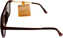 Load image into Gallery viewer, Fila Mens Matte Black Soft Square Metal Sunglass, Flash Lens SF9341 U28G Fila
