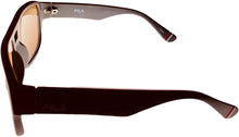 Load image into Gallery viewer, Fila Mens Matte Brown Gradient Rectangle Plastic Wrap Sunglass, Flash Lens SF9344 2ASX Fila
