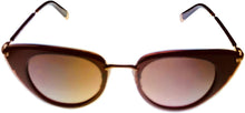 Load image into Gallery viewer, Escada Womens Butterfly Plastic Sunglasses Brown Gold SES403 700 47 Escada
