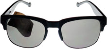Load image into Gallery viewer, Converse Mens Soft Square Plastic Black Gold Sunglass, Smoke Lens H065

