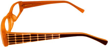 Load image into Gallery viewer, Cosmopolitan Women's Brown Plastic Rectangle Eyewear Frame Plushed Lips 50mm Cosmopolitan
