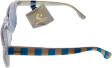 Load image into Gallery viewer, Converse Mens Square Plastic Crystal Black Sunglass, Blue Flash Lens H106 Converse
