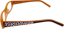 Load image into Gallery viewer, Cosmopolitan Women's Brown Plastic Rectangle Eyewear Frame Shocker 50mm Cosmopolitan
