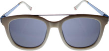 Load image into Gallery viewer, Fila Mens White Blue Single Top Bar Soft Square Sunglass SF9335 06VC Fila
