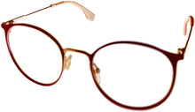 Load image into Gallery viewer, Converse Mens Soft Round Metal Red Silver Eyewear Frame Q205 50mm
