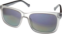Load image into Gallery viewer, Converse Mens Black Crystal Plastic Rectangle Sunglass, Flash Lens H062
