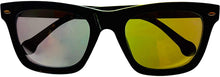 Load image into Gallery viewer, Converse Mens Black Square Plastic Sunglass, Silver Flash Lens, H071 Converse
