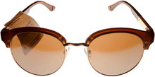 Load image into Gallery viewer, Fila Mens Matte Brown Matte Gold Front Soft Round Sunglass SF9945. 648 Fila
