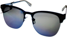 Load image into Gallery viewer, Converse Mens Navy Square Rimless Metal Sunglass, Light Smoke Lens H105
