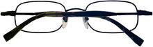 Load image into Gallery viewer, John Varvatos Rectangle Men Black Rectangle Metal Eyewear Frame V140 50mm
