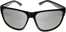 Load image into Gallery viewer, Fila Mens Matte Black Rectangle Plastic Wrap Sunglass, Flash Lens SF9337. U28G Fila
