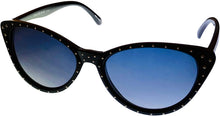 Load image into Gallery viewer, Isaac Mizrahi Womens Black Plastic Cateye Sunglass IM31254 BK Isaac Mizrahi
