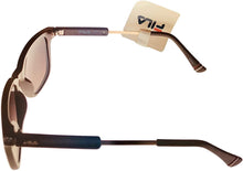 Load image into Gallery viewer, Fila Mens Brown Gold Soft Square Sunglass SF9285 Z94 Fila
