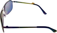 Load image into Gallery viewer, Fila Mens Dark Gunmetal Square Aviator Sunglass SF9946 597X, Medium Fila
