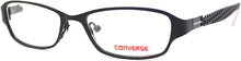 Load image into Gallery viewer, New Converse Spunky Black Spunky Black Designer Eyeglasses Rectangle Metal Full Converse
