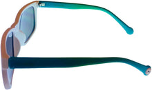 Load image into Gallery viewer, Converse Mens Matte White Blue Plastic Rectangle Sunglass, Smoke Lens H062
