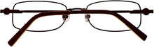 Load image into Gallery viewer, Converse Mens Brown Rectangle Metal Eyewear Frame Did Too 47mm Converse
