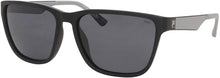 Load image into Gallery viewer, Fila SF8497 U28P Sunglasses Men's Black/Grey Polarized Lenses Rectangular 58mm Fila
