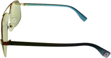 Load image into Gallery viewer, Converse Mens Silver Teal Metal Rectangle Aviator Sunglass, Flash Lens H116
