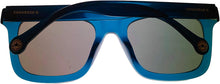 Load image into Gallery viewer, Converse Mens Teal Plastic Soft Square Sunglass, Smoke Lens H071
