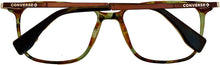 Load image into Gallery viewer, Converse Mens Plastic Rectangle Eyewear Frame Green Camo G227 53mm
