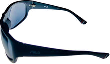 Load image into Gallery viewer, Fila Mens Matte Black Rectangle Plastic Wrap Sunglass SF9347 OU28
