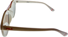Load image into Gallery viewer, Fila Mens Matte White, Red Double Top Bar Soft Round Sunglass SF9334 6VCR
