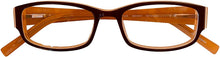 Load image into Gallery viewer, Cosmopolitan Women's Brown Plastic Rectangle Eyewear Frame Shocker 50mm Cosmopolitan
