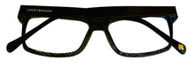 Load image into Gallery viewer, Lucky Mens Ophthalmic Black Soft Rectangle Plastic Frame D401 55mm

