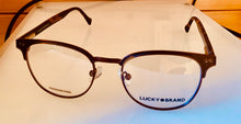 Load image into Gallery viewer, Lucky Brand Mens Ophthalmic Eyeglass Round Brown Metal D306. 49mm
