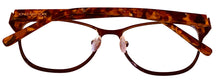 Load image into Gallery viewer, Jones New York Brown Unisex Metal Soft Cat Eye Eyewear Frame, J488. 55mm
