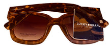 Load image into Gallery viewer, Lucky Brand Unisex Sunglasses Plastic Square Sycamore Pink Tortoise Gradient Len
