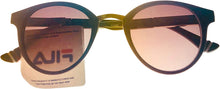 Load image into Gallery viewer, Fila Mens Plastic Soft Square Brown Gold Sunglass, Brown Gradient Lens SF9280 Z94
