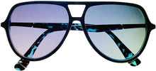 Load image into Gallery viewer, Fila Mens Plastic Blue Aviator Sunglass, Smoke Gradient Lens SF9342 0T31 Fila
