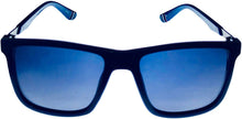 Load image into Gallery viewer, Fila Mens Matte Black Blue Front Rectangle Sunglass SF9286 05G3 Fila
