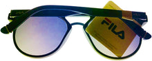 Load image into Gallery viewer, Fila Mens Black Blue Gold Front Soft Round Sunglass SF9284 Z42 Fila
