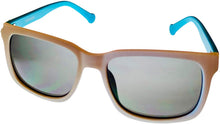 Load image into Gallery viewer, Converse Mens Matte White Blue Plastic Rectangle Sunglass, Smoke Lens H062
