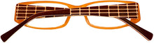 Load image into Gallery viewer, Cosmopolitan Women's Brown Plastic Rectangle Eyewear Frame Plushed Lips 50mm Cosmopolitan
