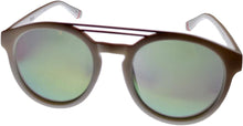 Load image into Gallery viewer, Fila Mens Matte White, Red Double Top Bar Soft Round Sunglass SF9334 6VCR
