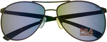 Load image into Gallery viewer, Fila Mens Gunmetal Aviator Metal Sunglass SF9632. 568 Fila
