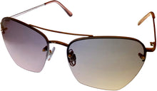 Load image into Gallery viewer, Isaac Mizrahi Womens Gunmetal Rimless Square Sunglass IM31252 GU
