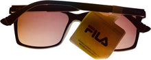 Load image into Gallery viewer, Fila Mens Brown Plastic Rectangle Sunglass SF9282. Z94 Fila
