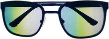Load image into Gallery viewer, Fila Mens Shiny Dark Gunmetal Rectangle Metal Sunglass SF9949 568 Fila
