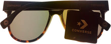 Load image into Gallery viewer, Converse Mens Flat Straight Top Brow Plastic Black Tortoise Sunglass, Smoke Lens H104 Converse
