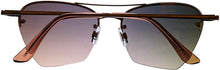 Load image into Gallery viewer, Isaac Mizrahi Womens Gunmetal Rimless Square Sunglass IM31252 GU
